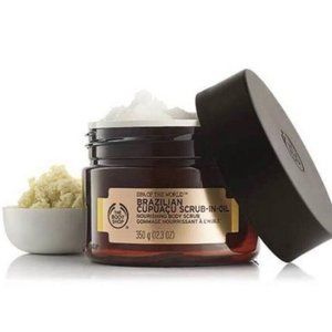 The Body Shop Spa of World Brazilian Cupuacu Scrub in Oil 12.3 Oz RARE Sealed